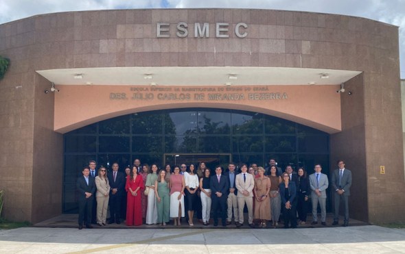 As imagens registram diferentes momentos do evento IV Encontro da Rede Nordeste de Cooperação Ju...