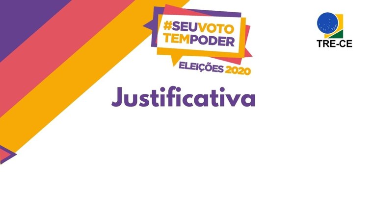 TRE-CE justificativa 2020 banner justificativa 1140 x 615