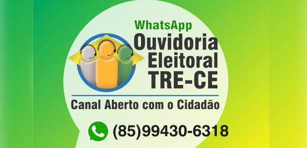 TRE-CE-ORE-WAPP-2018 Novo canal de comunicação com a Ouvidoria Regional Eleitoral do Ceará
