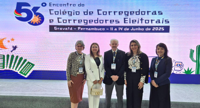 TRE-CE participa do 56° Encontro do Colégio de Corregedoras e Corregedores Eleitorais do Brasil Registro fotográfico feito no 56° Encontro do Colégio de Corregedoras e Corregedores Eleitorais ...