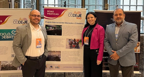 TRE-CE participa do XXII Encontro Nacional do Colégio de Dirigentes das Escolas Judiciárias Eleitorais Registro fotográfico feito durante o XXII Encontro Nacional do Colégio de Dirigentes das Escolas...