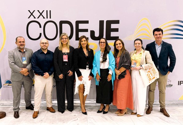 TRE-CE participa do XXII Encontro Nacional do Colégio de Dirigentes das Escolas Judiciárias Eleitorais Registro fotográfico feito durante o XXII Encontro Nacional do Colégio de Dirigentes das Escolas...
