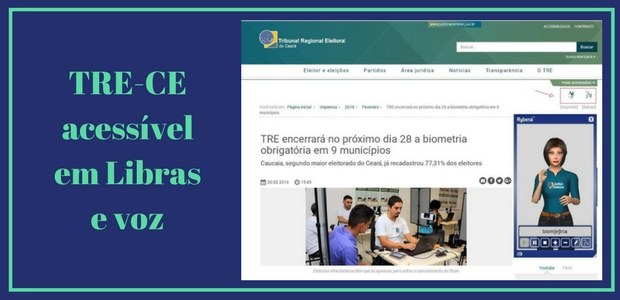 TRE-CE portal acessível TRE-CE portal acessível