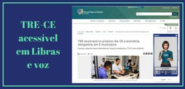 TRE-CE portal acessível