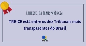 TRE-CE ranking transparência