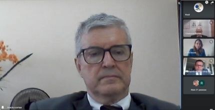 TRE-CE realiza primeira sessão sob nova Presidência Imagem Ascom TRE-CE. Descrição no texto