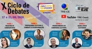 TRE-CE realizará o X Ciclo de Debates de forma virtual TRE-CE realizará o X Ciclo de Debates de forma virtual