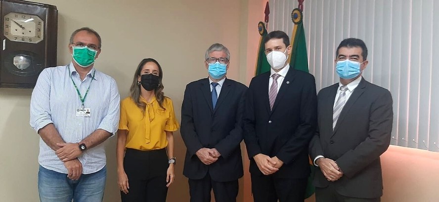 TRE-CE visita AGU reunião institucional