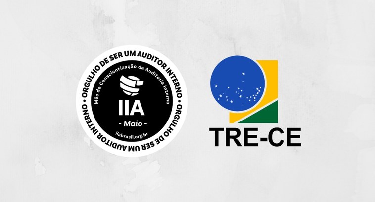 Card gráfico de fundo branco. Ao centro dele, há o selo IIA MAY 2024, com a frase ao redor: "Org...